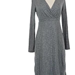 Athleta Heather Gray Long Sleeve Dress